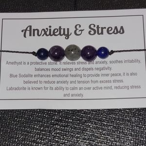 Anxiety and stress chakra bracelet